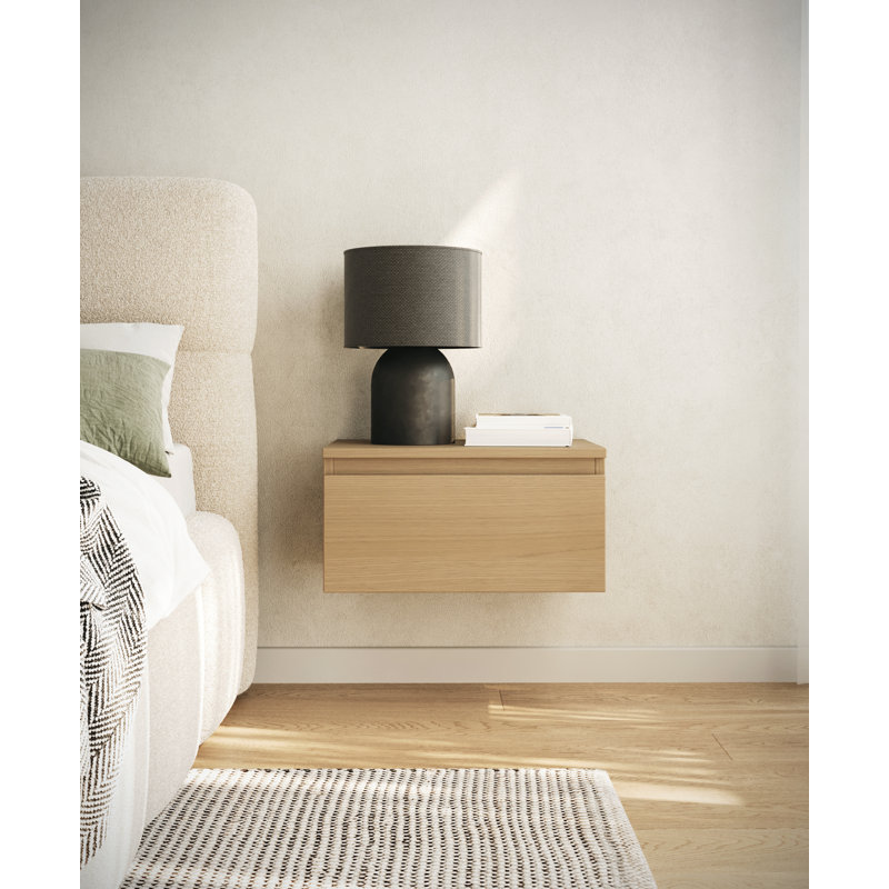 Syvanna 48.4cm W Manufactured Wood Bedside Table