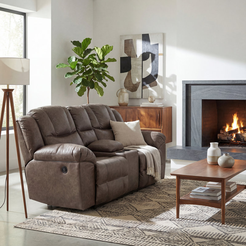 Causeuse inclinable avec console Windsley