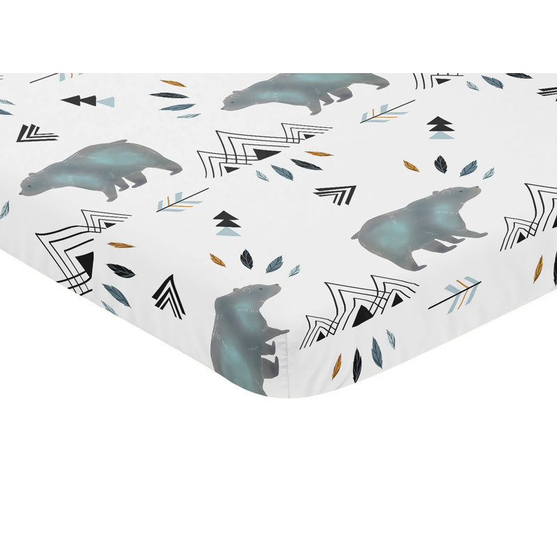 Bear Mountain Mini Fitted Crib Sheet
