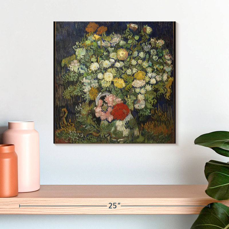 Bouquet de fleurs Harnek dans un vase, H 16 po x l 16 po