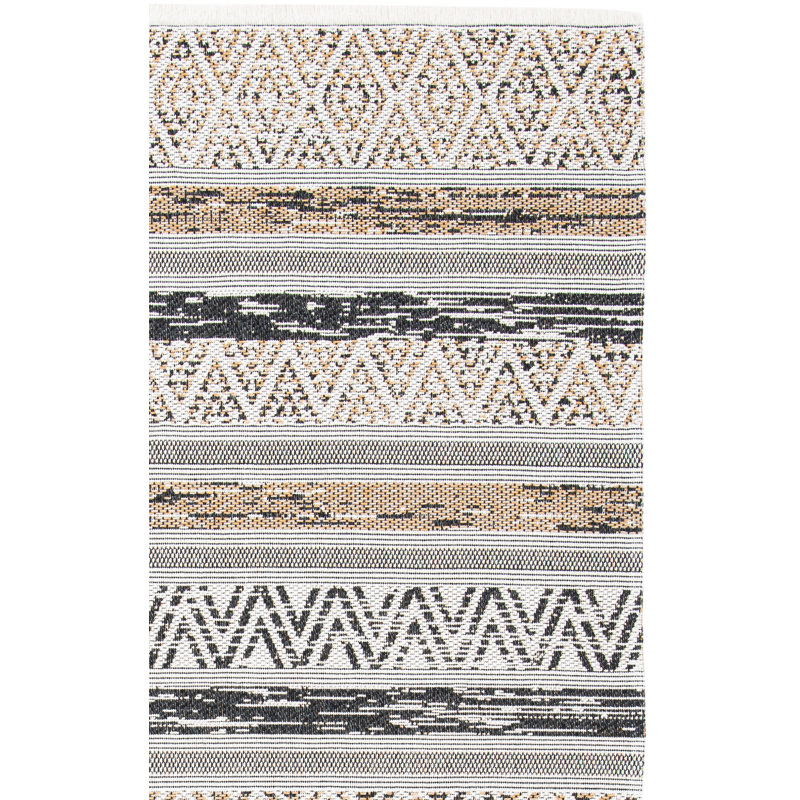 Augustine Performance Geometric Rug, Square 6'7"