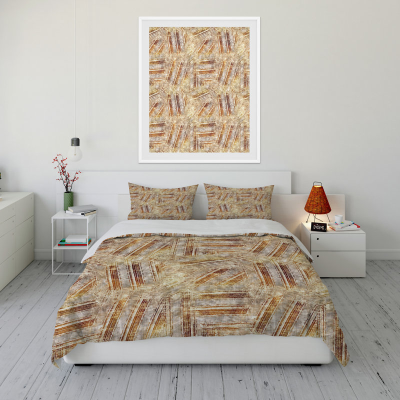 Channel Abstract Comforter, Queen Comforter + 2 Standard Pillowcases