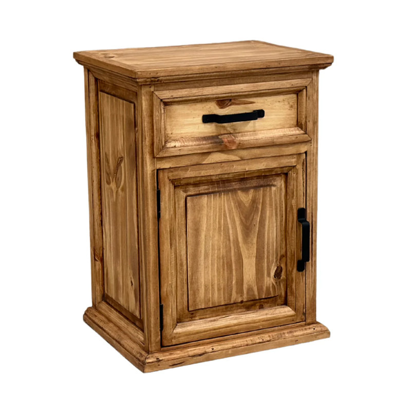Fremont 19.5'' W Solid Wood Nightstand, Right