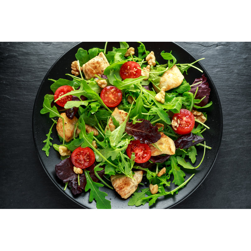 Fresh Salad by DronG - Wrapped Canvas Print, 20cm H x 30cm W
