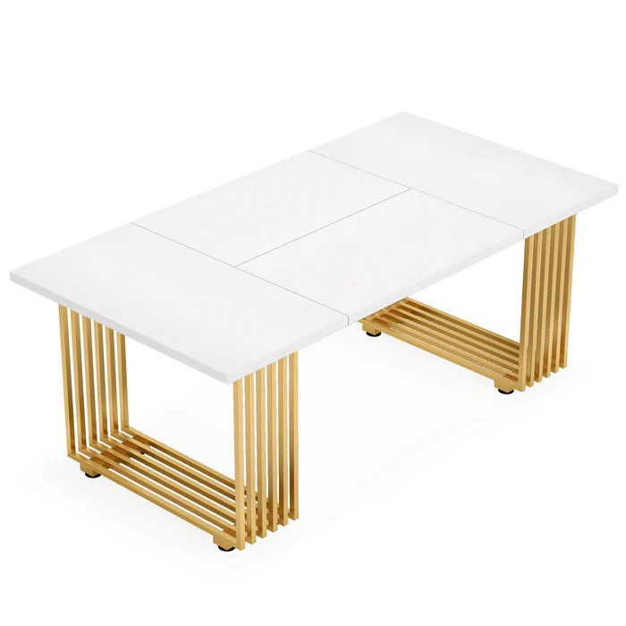 Bureau, bureau de direction élégant, bureau d'ordinateur fonctionnel