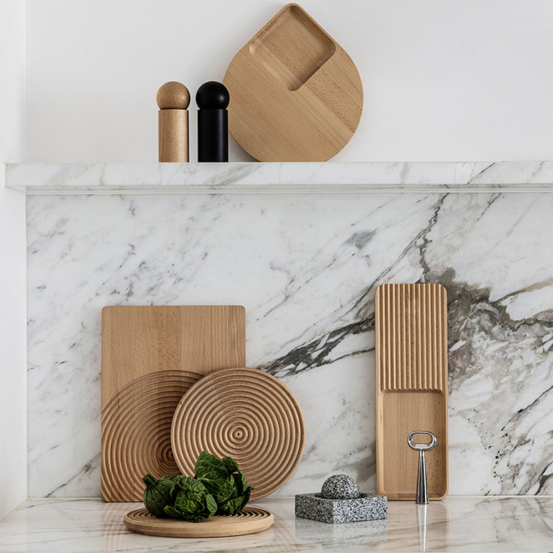 Petal Chopping Board Beech