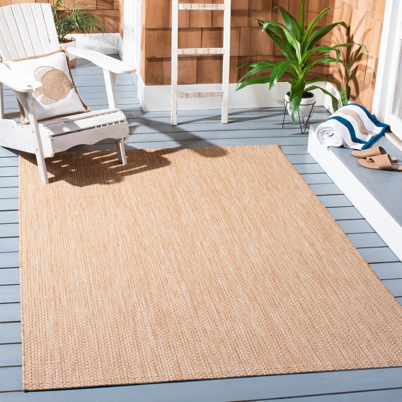 Tommy Hooked Cream Indoor/Outdoor Rug, Rectangle 160 x 231 cm