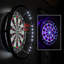 Nighthawk 2 in 1 LED/Blacklight Bristle Dartboard Surround Set