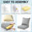 Outdoor Deep Seating Cushion loveseat of 2 -Waterproof, Detachable Cover 24"x24"x4"+22.5"x24"x6.5"-1055974327
