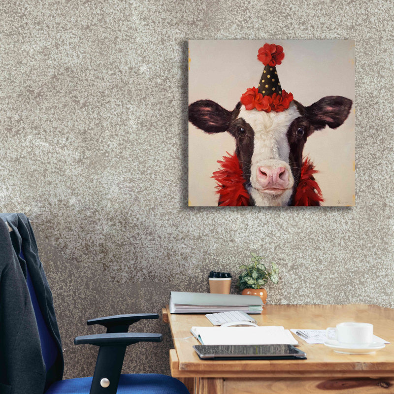 Shindig par Lucia Heffernan, reproduction sur toile tendue, H 26 po x l 26 po x P 1,5 po