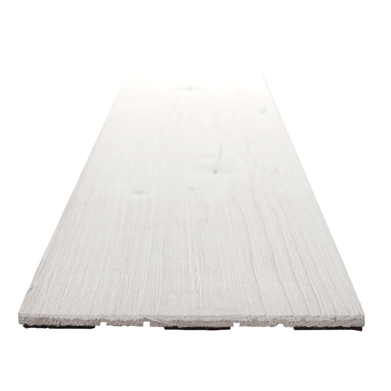 Pure White Rustic Pine Wood Plank Self-Adhesive Set