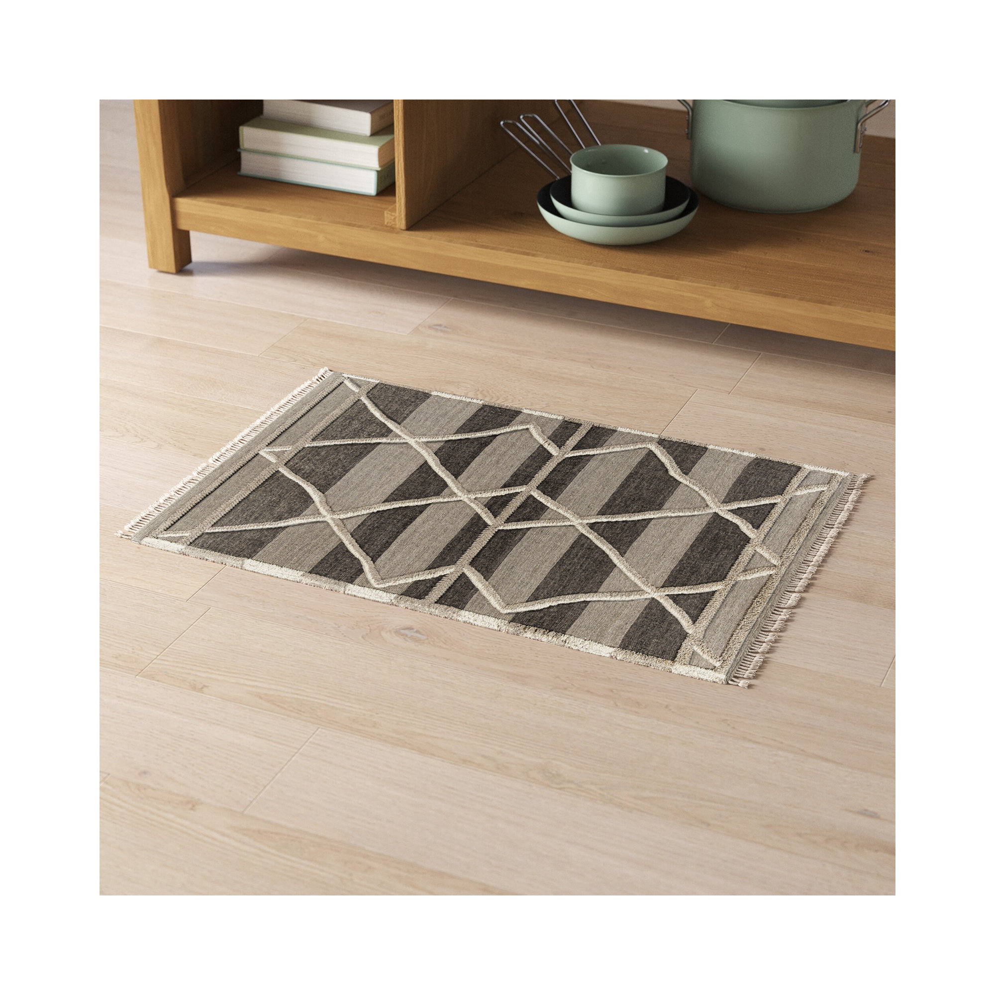 Leanna Wool Rug, Rectangle 2' x 3'
