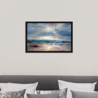 «Aqua Blue Morning» par Mike Calascibetta, reproduction de photo