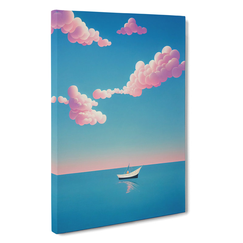Boat Under The Sky - Wrapped Canvas, 50cm H x 35cm W x 3cm D
