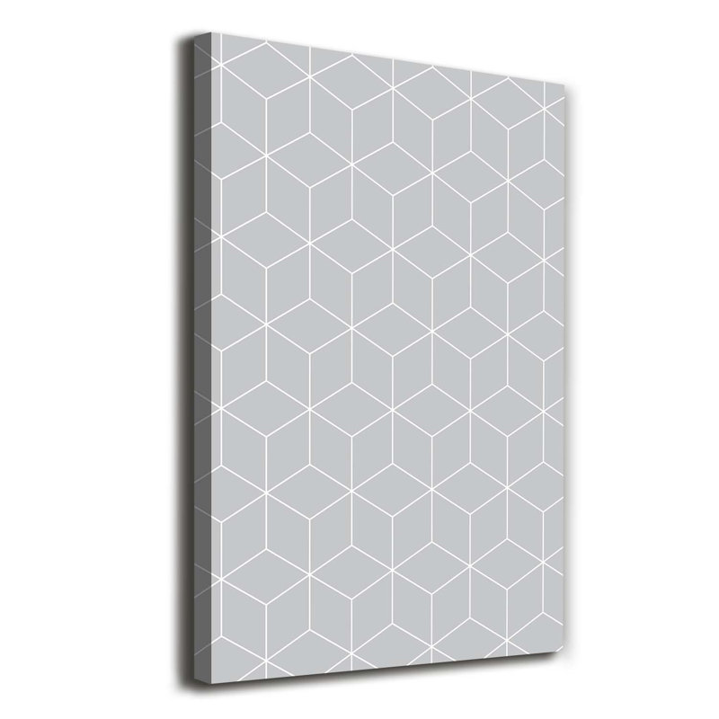 Geometric Background - Wrapped Canvas Print