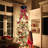 Christmas Tree Topper - Large Black Tree Topper With Buffalo Plaid Bow Ribbon Ornament