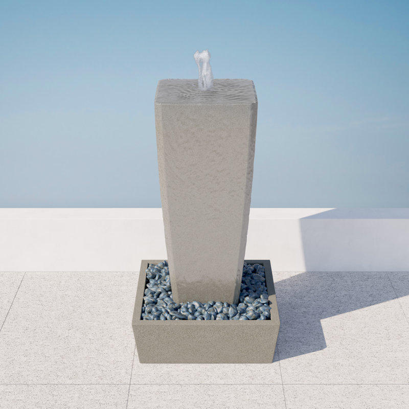 Weather Resistant Cascade Fountain, Sand