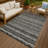 Machine Washable Indoor/Outdoor Chantille ACN2436 Stripes Rug-616814093-616814199