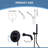 7.3" Solid Brass Single Handle Wall Mounted Roman Tub Faucet with Handheld Shower-67903914