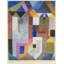 "Colorful Architecture" par Paul Klee - Art mural sur toile tendue avec châssis-701259756