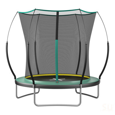 8FT Springfree No Gap Trampoline- Green