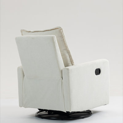 Short plush manual button armchair sofa