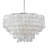 6 - Light Dimmable Tiered Chandelier