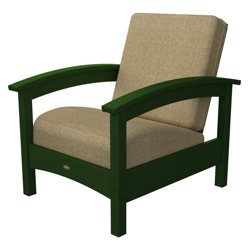 Rockport Club Chair, Rainforest Canopy / Sesame