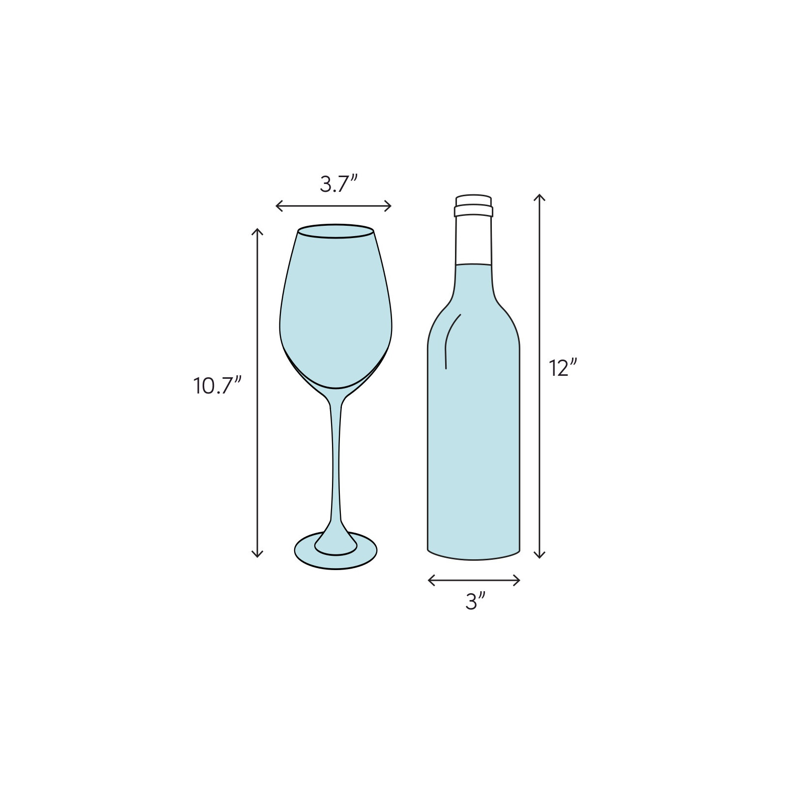 Siza Crystal Red Wine Glass, 22 oz.