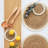 Dematteo Jute Round 4 Piece Coaster Set