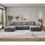Canapé convertible polyvalent avec tissu velours côtelé pour le confort du salon-1578082124