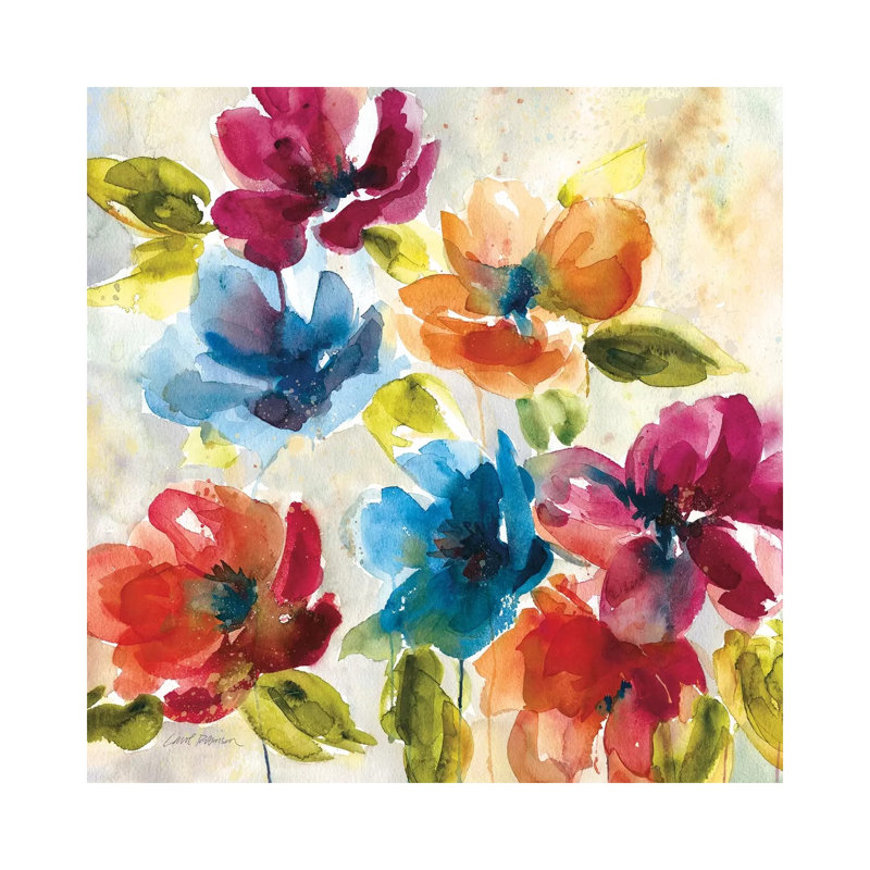 Colour My World I by Carol Robinson - Painting on Canvas, Wrapped Canvas, 45.72 cm H x 45.72 cm W x 1.91 cm D