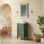 Meuble-lavabo simple autoportant de 18 po avec plateau entièrement assemblé-1502121095