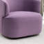 Fauteuil demi-tonneau pivotant rembourré Tybias-614981181