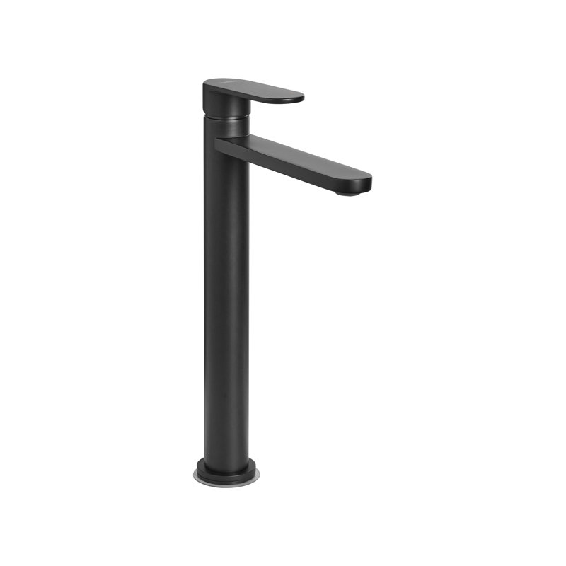 Tall Basin Mixer Tap Mahar Brass Black, Matte Black