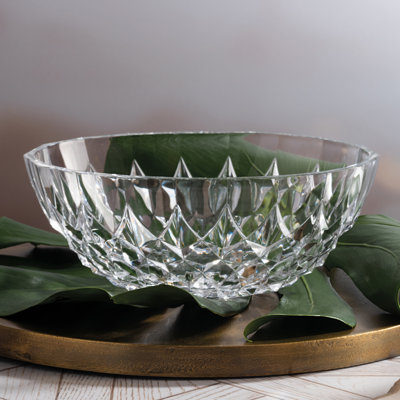 Pasabahce Lead Free Crystal Serving Bowl