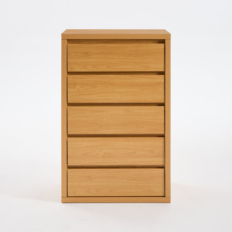 76cm W 5 - Drawer Chest of Drawers, Honey Oak
