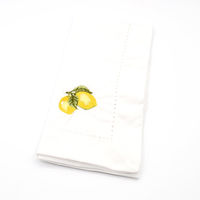 Cabel Cotton Floral Square Napkin