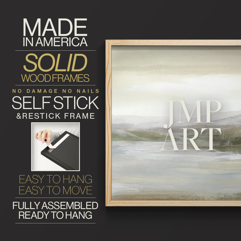 The Cove -Framed Print - Restickable, H 8 po x l 10 po, Naturel