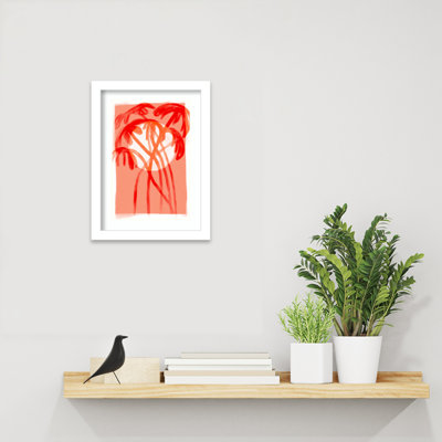 Galya "Palms at Sunset" Print by Treechild