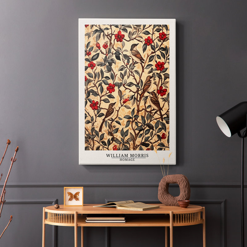 Wm Morris Series CI -Gallery Wraraped Cavas, H 18 po x l 12 po