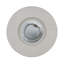 Foyer de table rond au propane en pierre avec réservoir caché beige Scottsdale