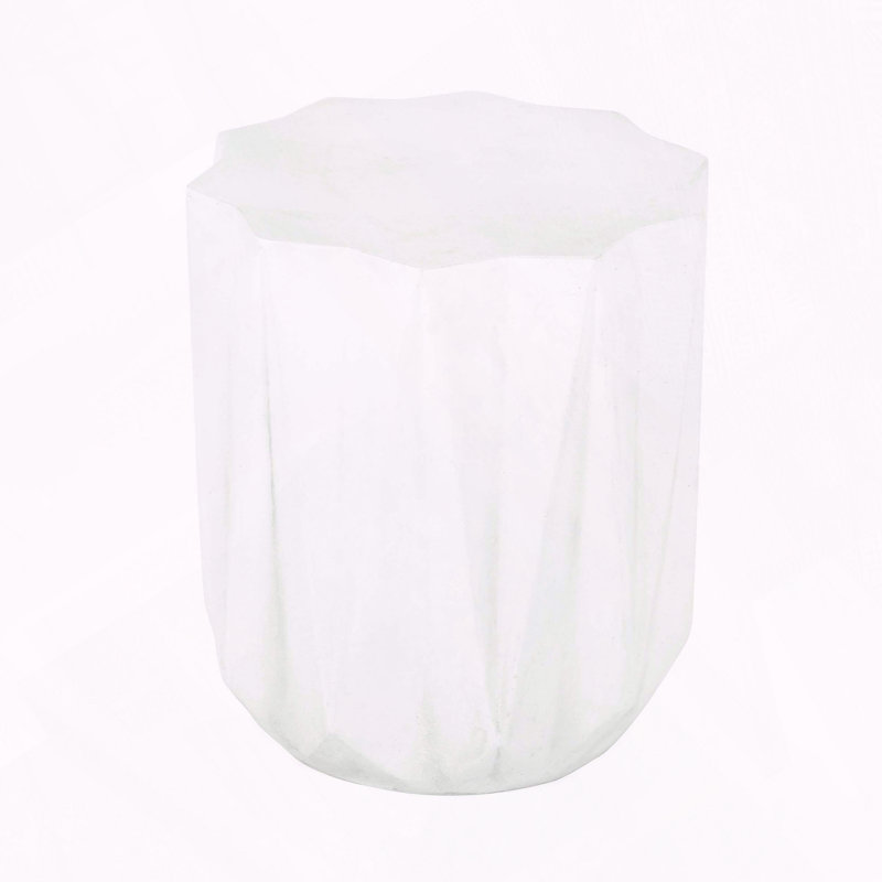 Lightweight Concrete Side Table Outdoor Space Accent