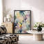 "Pastel Bloom", art floral abstrait, photos de salon, impression sur toile encadrée-126545884-126545889