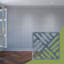 Panneaux muraux décoratifs en acrylique Allen, moyen, l 15 3/8 po x H 15 3/8 po x T 1/8 po, gris foncé-458219163-458219160