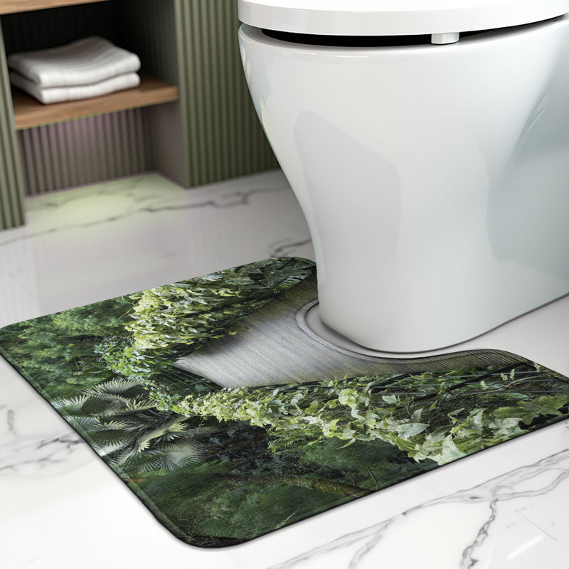 Tapis de salle de bain en U 20 po East Brown