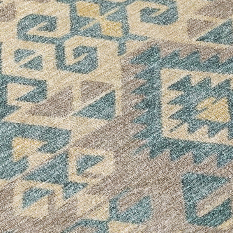 Tapis sud-ouest chantille lavable à la machine intérieur / extérieur ACN2959, Dune, 1 pi 8 po x 2 pi 6 po