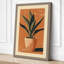 Potted Plant Geometric Botanical - Wrapped Canvas-131763838-131763848