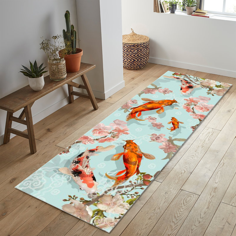 Modern Style With Pile Soft Type Printed Rug Featuring Abstract Geometric Design for Enhancing Home Decor Aesthetics