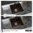 Karran Quartz 16-5/8'' X 16-5/8'' Undermount Bar Sink-45011535